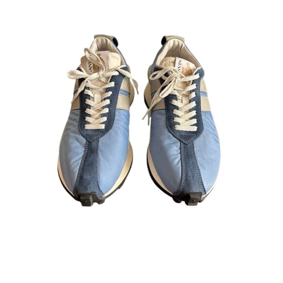 Lanvin Men's Bumpr Low-Top Sneakers Blue/Grey US 14 EU 47 UK 13 - Picture 1 of 6